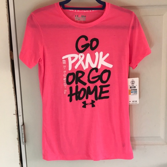 Under Armour Tops - Under Armour Breast Cancer tee